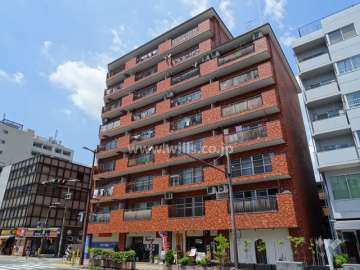 ライオンズマンション第6江坂の外観（南東側から）