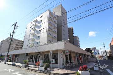 イトーピア八島マンションA棟の外観（北東側から）