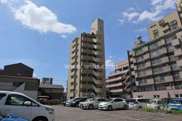 エスポア寿の外観（北東側から）