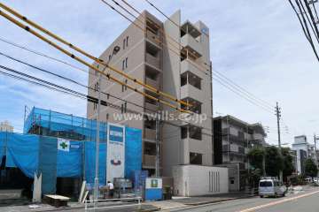 ユニーブル岩塚の外観（北東側から）