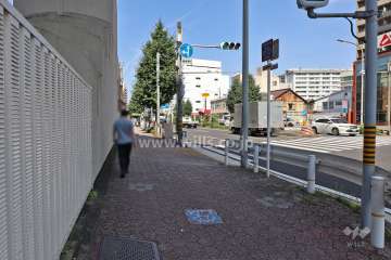 敷地北側の前面道路（太閤通）