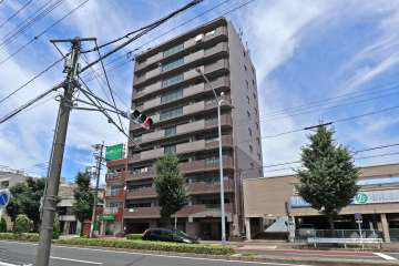 グランコート中村公園の外観（南東側から）