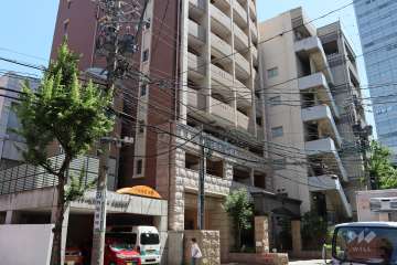 プレサンス名古屋駅前ヴェルロードの外観（南西側から）