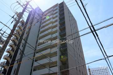 ライオンズ名古屋ステーションアクシスの外観（北西側から）