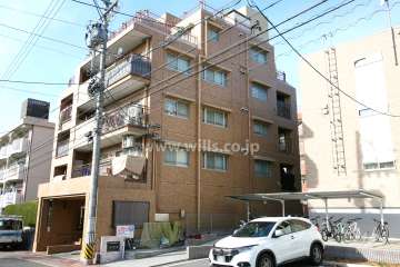 三旺マンション第3植田の外観（南東側から）