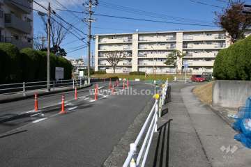 敷地南側の道路