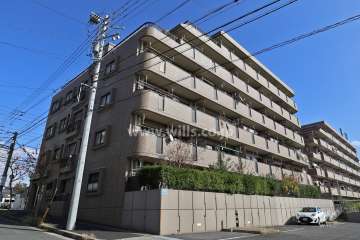 ライオンズマンション島田高島公園の外観（南西側から）