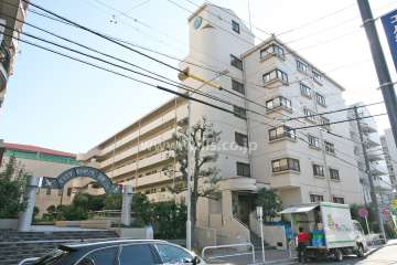 シティコーポ植田A棟の外観（北西側から）