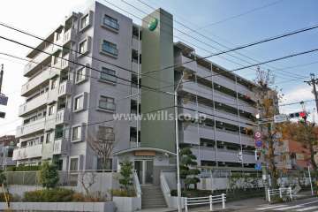 シティコーポ植田山1番館の外観(北東側から)