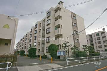 植田北住宅1号棟の外観(西側から)