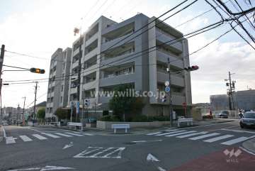 プラウド植田東の外観(北側から)
