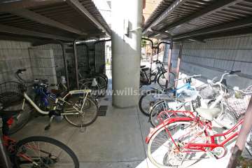 コーポラティブハウス青山舎1号棟駐輪場