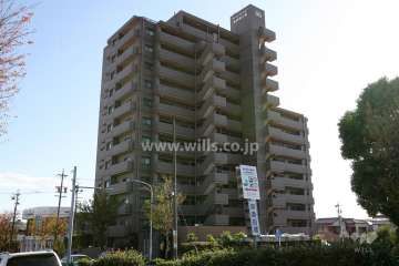 ライオンズマンション島田橋公園の外観（北側から）