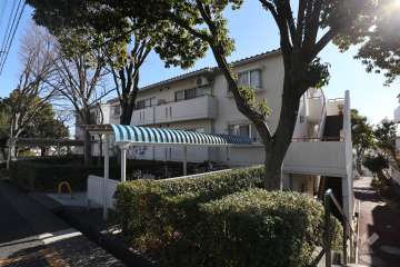 タウン上八事1号棟の外観（北側から）