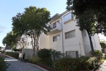 タウン上八事6号棟の外観（北西側から）