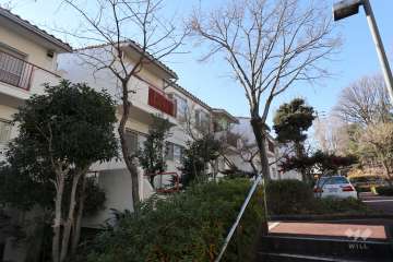 タウン上八事8号棟の外観（北東側から）