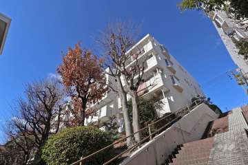 サニーヒル表山8号棟の外観（南側から）