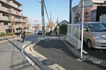 敷地北側の道路