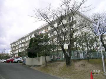 千里古江台団地Ａ−2棟の外観（南東側から）