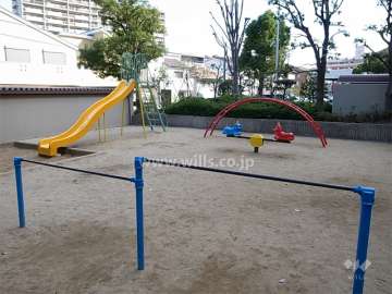 C棟北側にあるプレイロット