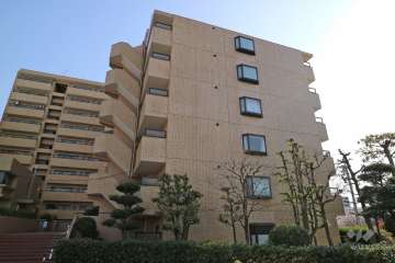 ダイアパレス東白壁C棟の外観（北東側から）