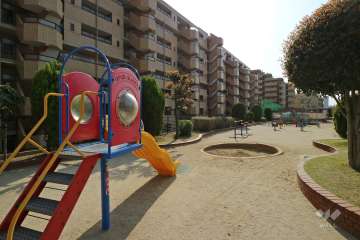 敷地内にある広場