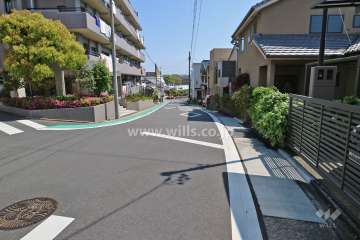 敷地南側の前面道路