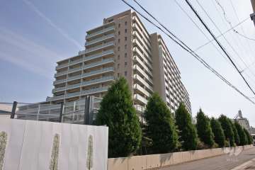 アリーナシティの外観（南西側から）