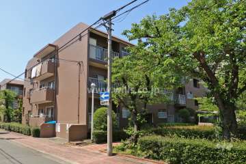 コープ野村新瑞橋4号棟の外観(北東側から)