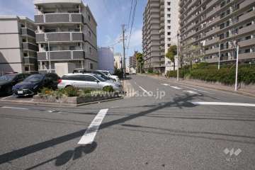 敷地南側の前面道路