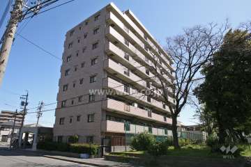 宝マンション道徳東第5の外観（南西側から）