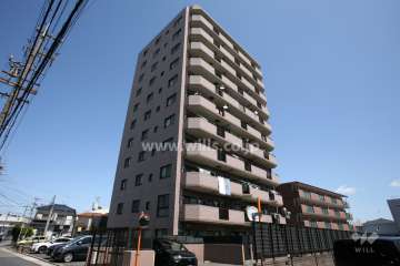 宝マンション堤起の外観（南西側から）