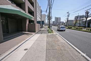 敷地南側の前面道路