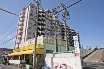 ニュー堀田サンハイツA棟の外観(北東側から)