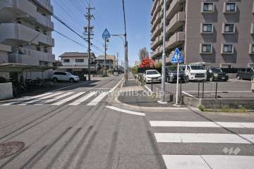 敷地南側の前面道路