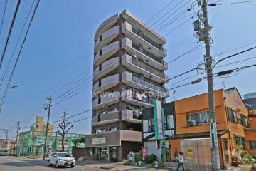 ユニーブル明円町2の外観(南西側から)