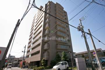 サンマンションアトレ内田橋の外観（北側から）