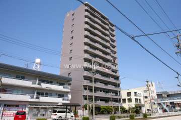 グランコート内田橋の外観〈南東側から)