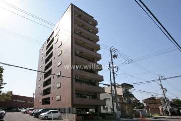 レインボー内田橋の外観（北西側から）