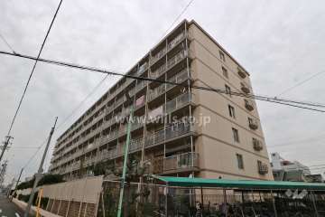 エコーハイム日比野の外観（南東側から）