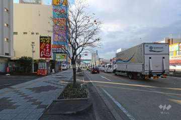 敷地北側の前面道路