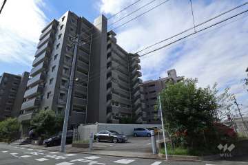 メイツ熱田八番リーフテラスN棟の外観（北東側から）