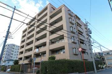 六番町シティハウスフローラルコートの外観（南東側から）