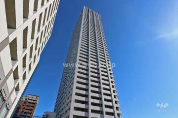 ザライオンズミッドキャピタルタワーの外観（北西側から）