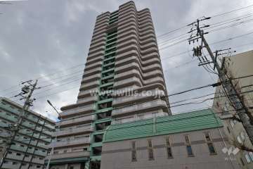アンビックス志賀ストリートタワーの外観（北西側から）