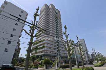 アンビックス志賀ストリートタワーの外観（北東側から）