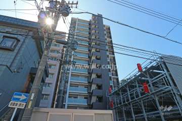 パークナード平安通の外観（北東側から）