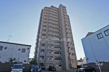 グランステイツ平安通の外観（北東側から）