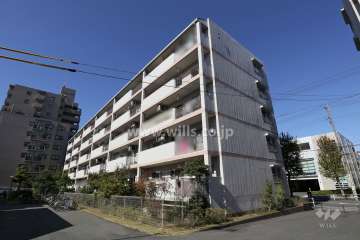 上飯田ハイツ3棟の外観（南東側から）