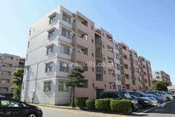 上飯田ハイツ5棟の外観（北東側から）